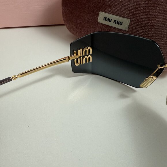 Miu Miu Black  Sunglasses main image 4